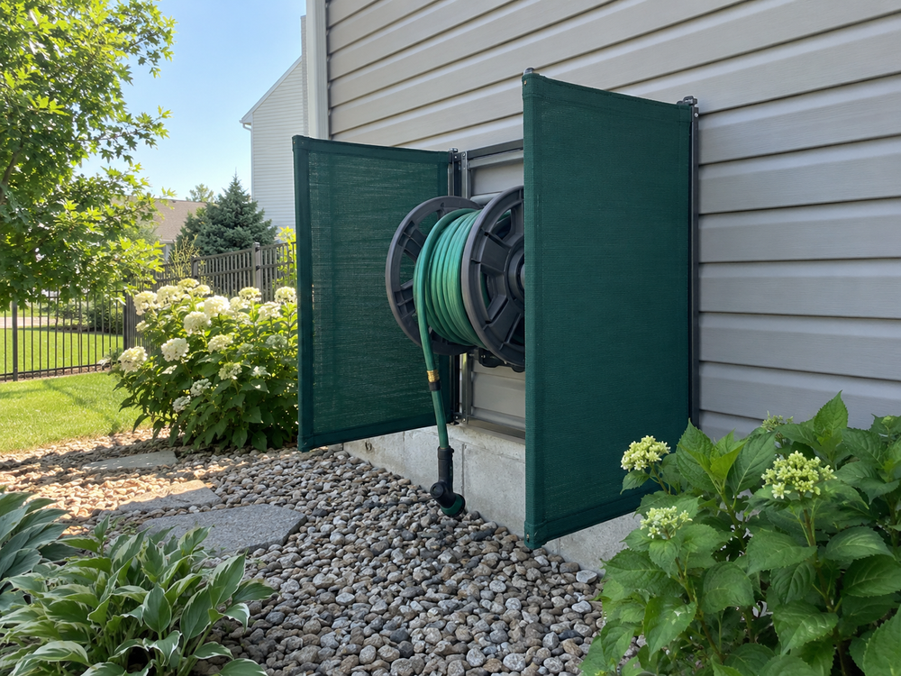 Garden Hose Reel Screen