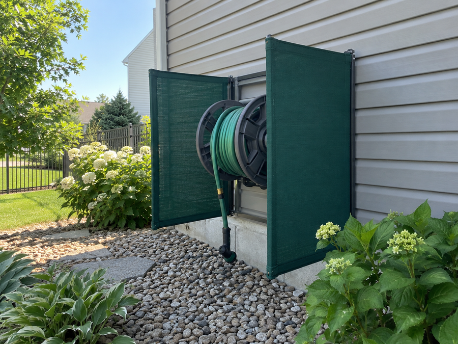 Garden Hose Reel Screen