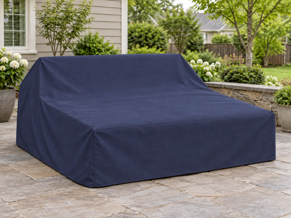 Daybed Covers in Sunbrella Captain Navy