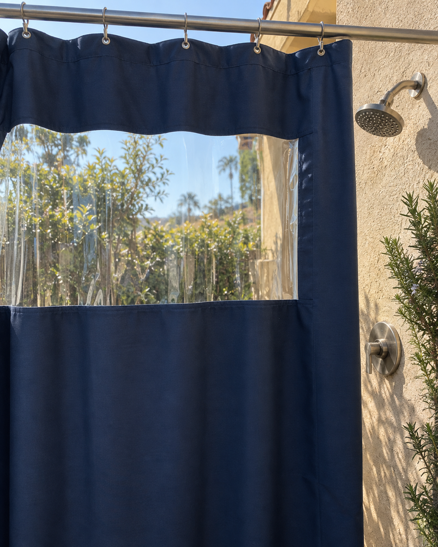 Outdoor Shower Changing Curtain