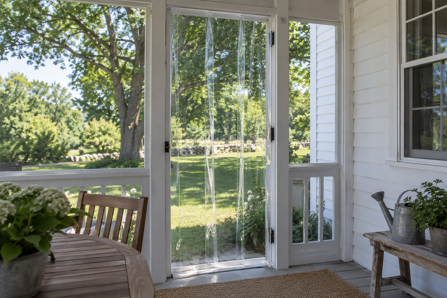 Porch Screen-Door Flap