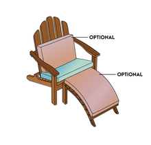 Load image into Gallery viewer, Adirondack | Style 2 - Cushion