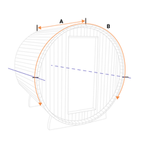 Load image into Gallery viewer, Barrel Sauna Cover