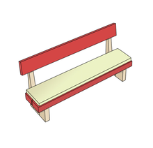 Load image into Gallery viewer, Bench | Style 3 - Cushion