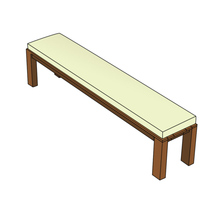 Load image into Gallery viewer, Bench | Style 4 - Cushion