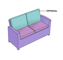 Load image into Gallery viewer, Chair | Style 12 - Cushion