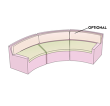 Load image into Gallery viewer, Curved Sofa | Style 1 - Cushion