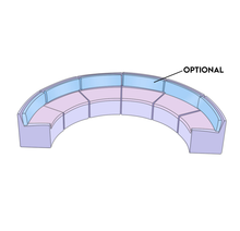 Load image into Gallery viewer, Curved Sofa | Style 2 - Cushion
