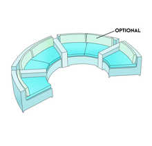 Load image into Gallery viewer, Curved Sofa | Style 3 - Cushion