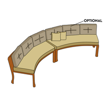 Load image into Gallery viewer, Curved Sofa | Style 5 - Cushion