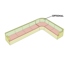 Load image into Gallery viewer, Curved Sofa | Style 6 - Cushion