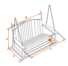 Load image into Gallery viewer, Porch Swing
