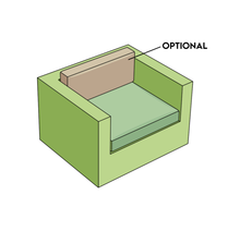 Load image into Gallery viewer, Straight Sofa | Style 4 - Cushion