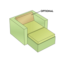 Load image into Gallery viewer, Straight Sofa | Style 5 - Cushion