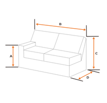Load image into Gallery viewer, Straight Sofa | Style 9