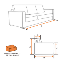 Load image into Gallery viewer, Straight Sofa | Style 12