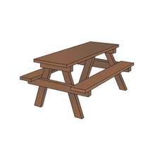 Load image into Gallery viewer, Picnic Table | Rectangle