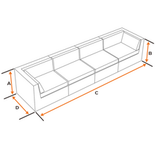 Load image into Gallery viewer, Straight Sofa | Style 1