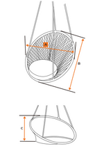 Load image into Gallery viewer, Hanging Chair | Style 2
