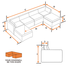 Load image into Gallery viewer, U-Shaped Sofa | Style 2