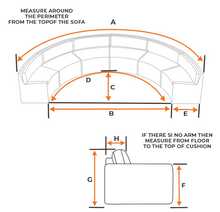Load image into Gallery viewer, Curved Sofa | Style 2