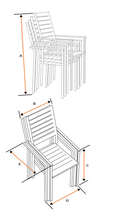 Load image into Gallery viewer, Stacked Chairs | Style 2