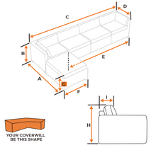 Load image into Gallery viewer, L-Shaped Sofa | Style 2