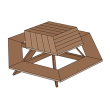 Load image into Gallery viewer, Picnic Table | Hexagon
