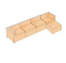 Load image into Gallery viewer, L-Shaped Sofa | Style 3