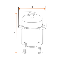Load image into Gallery viewer, Round Smoker Cover