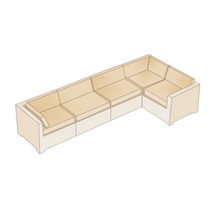 Load image into Gallery viewer, L-Shaped Sofa | Style 5
