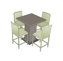 Load image into Gallery viewer, Dining Table | Square - Style 2