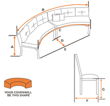 Load image into Gallery viewer, Curved Sofa | Style 5