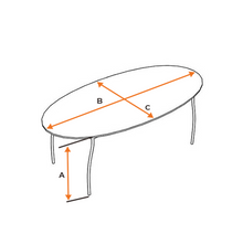 Load image into Gallery viewer, Table | Oval - Style 1