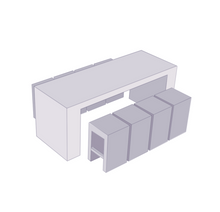 Load image into Gallery viewer, Dining Table | Rectangle - Style 3