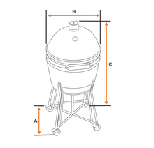 Load image into Gallery viewer, Green Egg Smoker Cover | Style 1