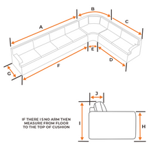 Load image into Gallery viewer, Curved Sofa | Style 6