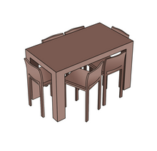 Load image into Gallery viewer, Dining Table | Rectangle - Style 3