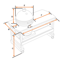 Load image into Gallery viewer, Green Egg Smoker Cover | Style 2