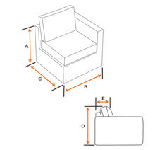 Load image into Gallery viewer, Straight Sofa | Style 7
