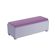 Load image into Gallery viewer, Ottoman | Rectangle - Cushion