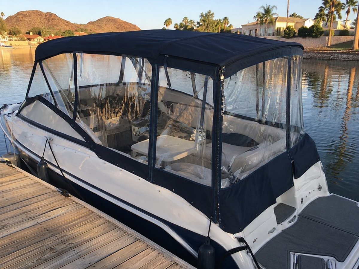 Boat Cockpit Clear Vinyl Enclosure