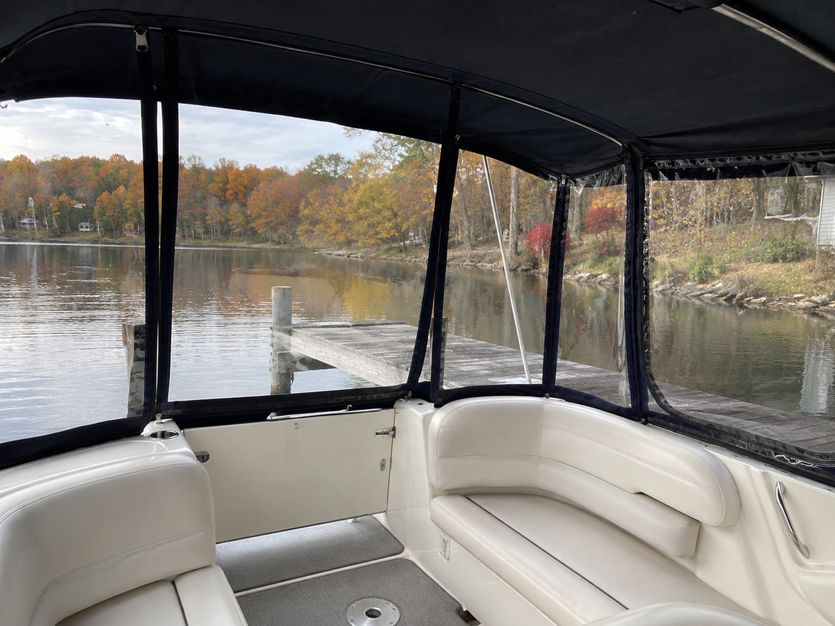 Boat Cockpit Clear Vinyl Enclosure