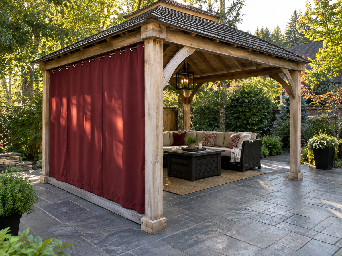 Custom Gazebo Curtains