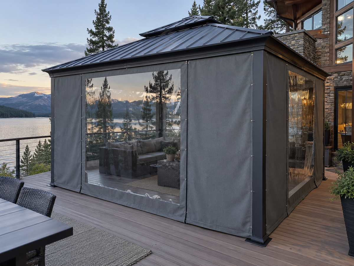 Custom Gazebo Curtains
