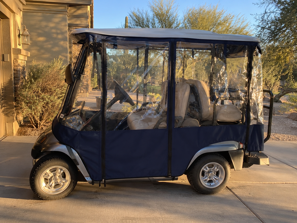 Golf Cart Clear Vinyl Enclosure