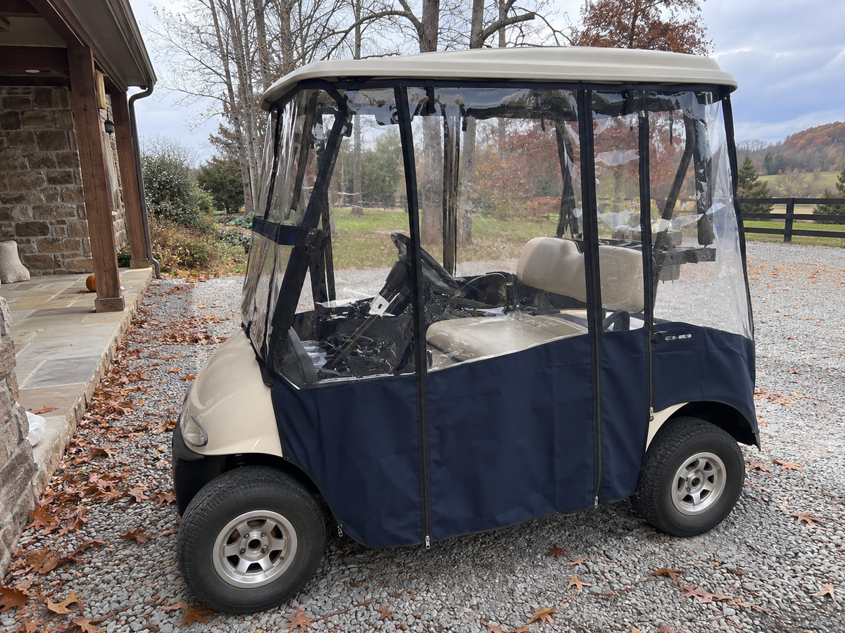 Golf Cart Clear Vinyl Enclosure