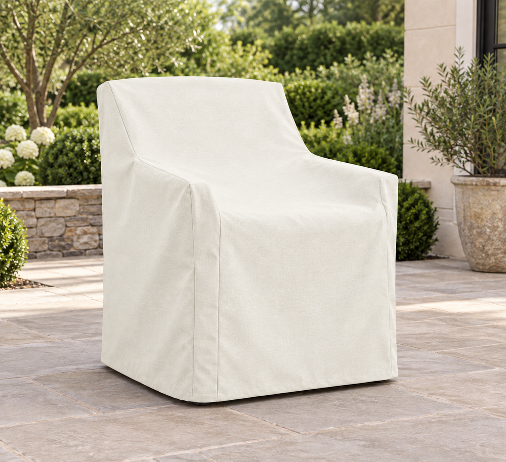 Outdoor Chair Covers in Sunbrella Natural