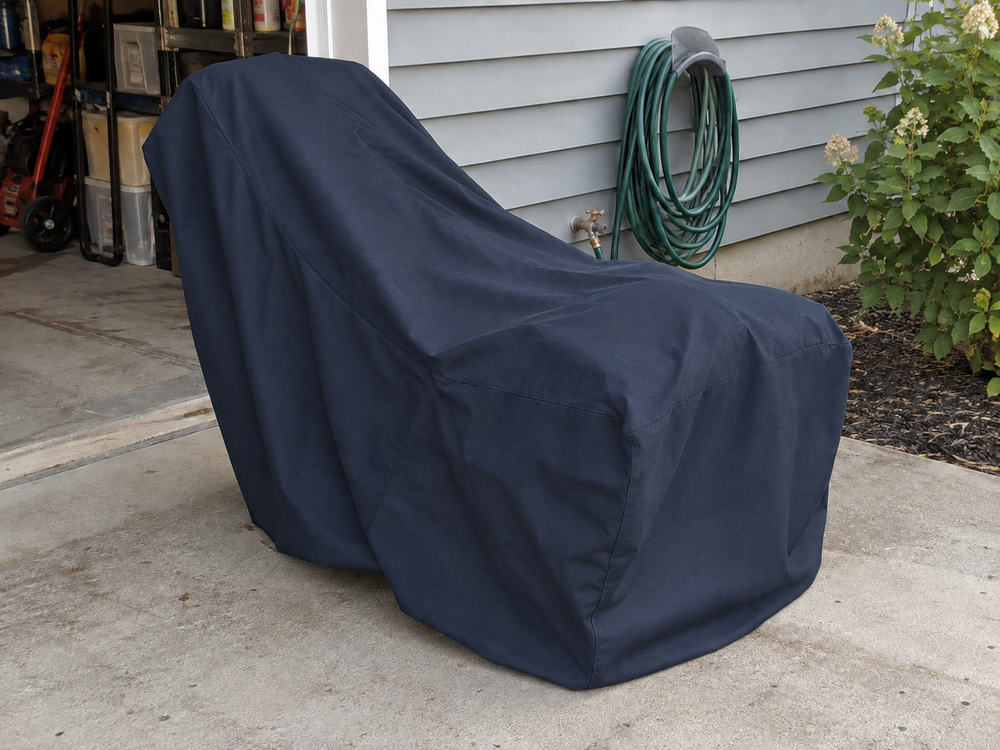 Snow Thrower Covers in Sunbrella Navy