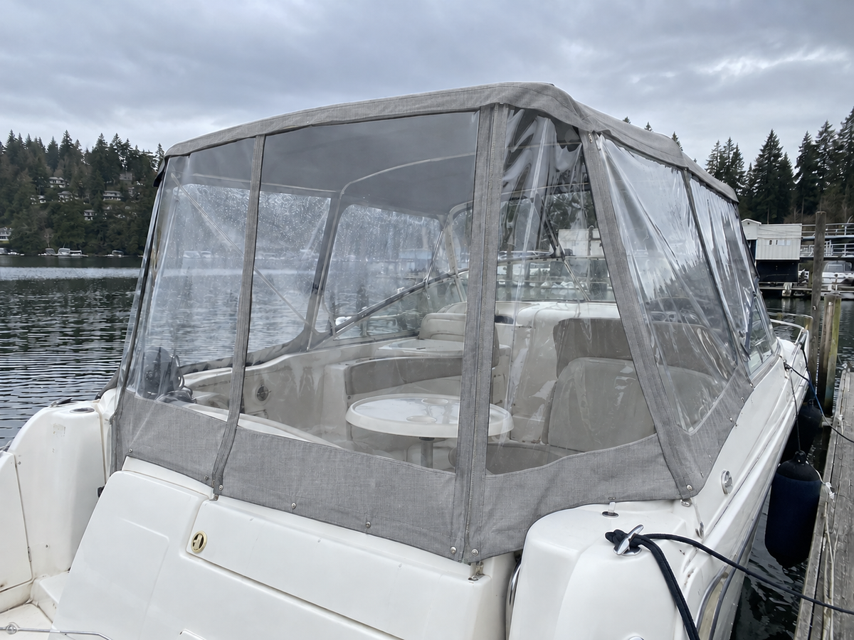 Boat Cockpit Clear Vinyl Enclosure